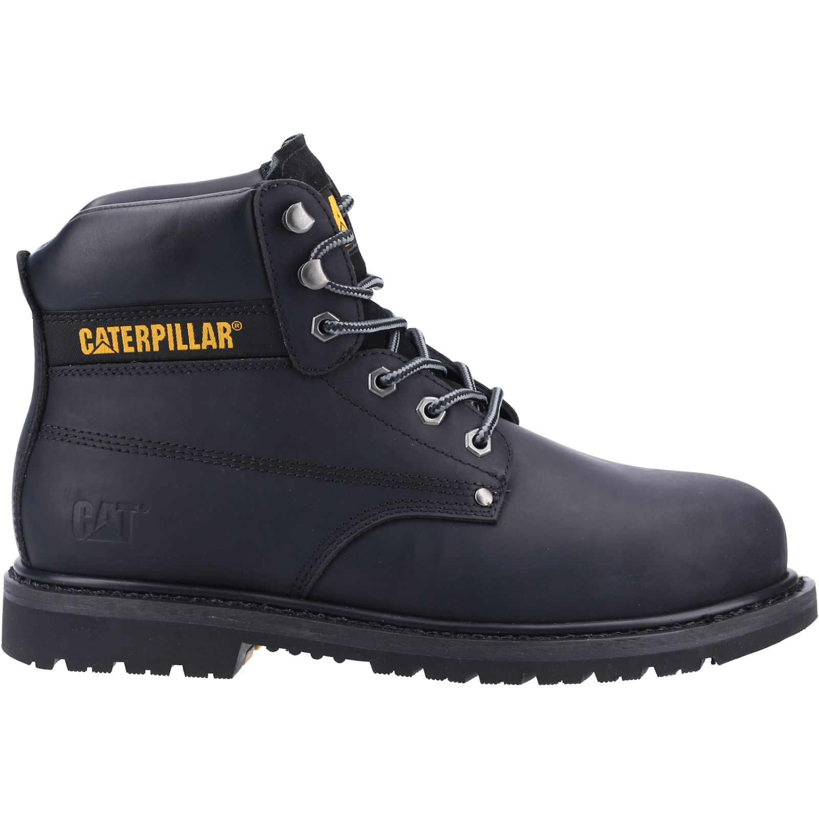 Caterpillar Work Boots Dubai - Caterpillar Powerplant St Hro Sra Mens - Black JNWHEU862